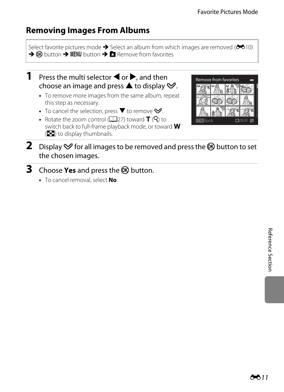 Removing images from albums | Nikon Coolpix S9300 User Manual | Page 131 / 244