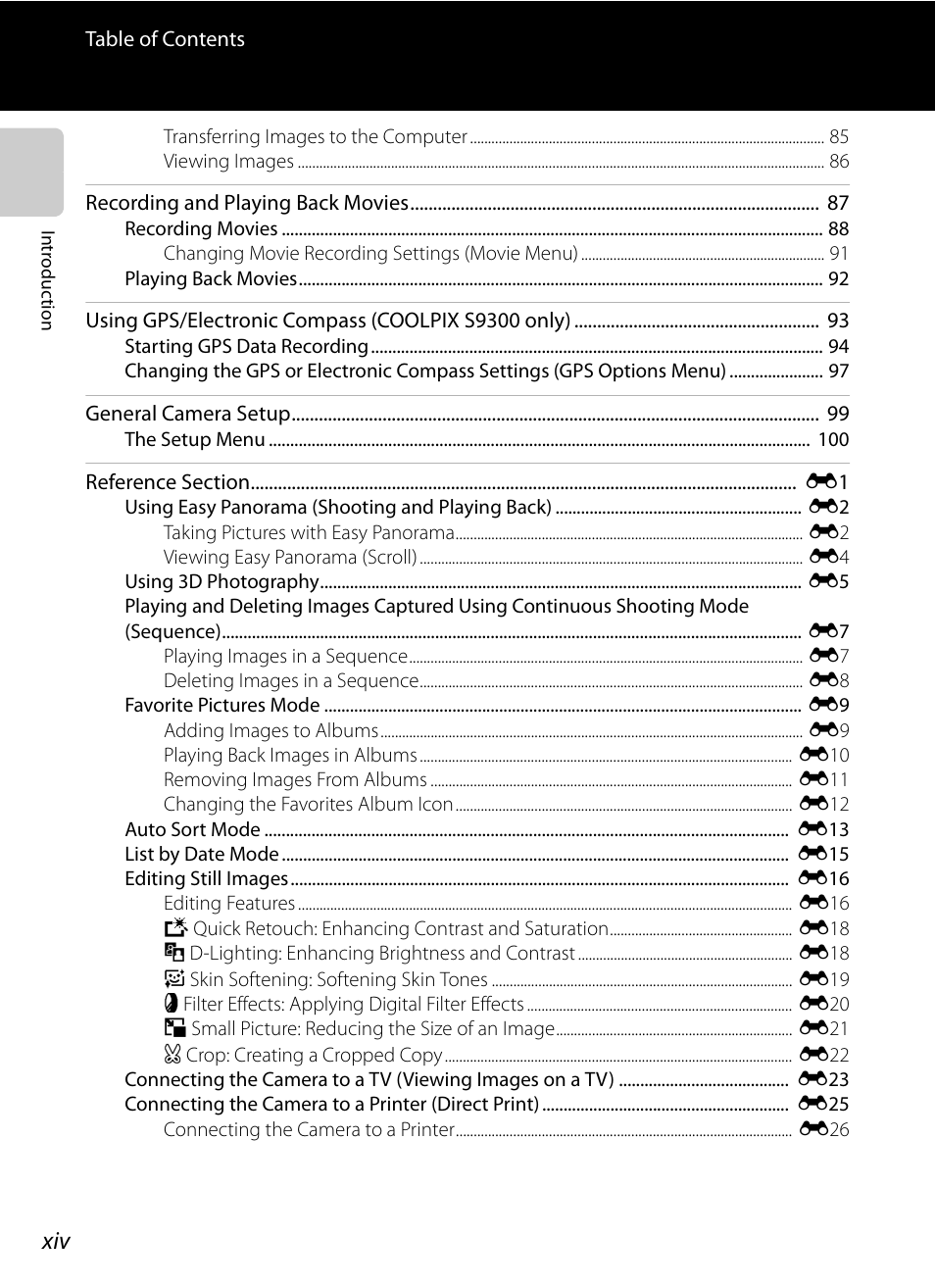 Nikon Coolpix S9300 User Manual | Page 16 / 244