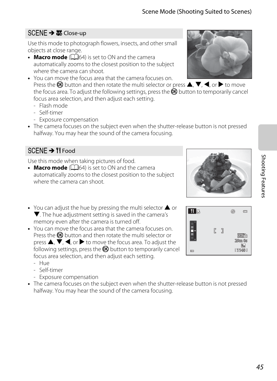 A45) | Nikon Coolpix S9300 User Manual | Page 63 / 244