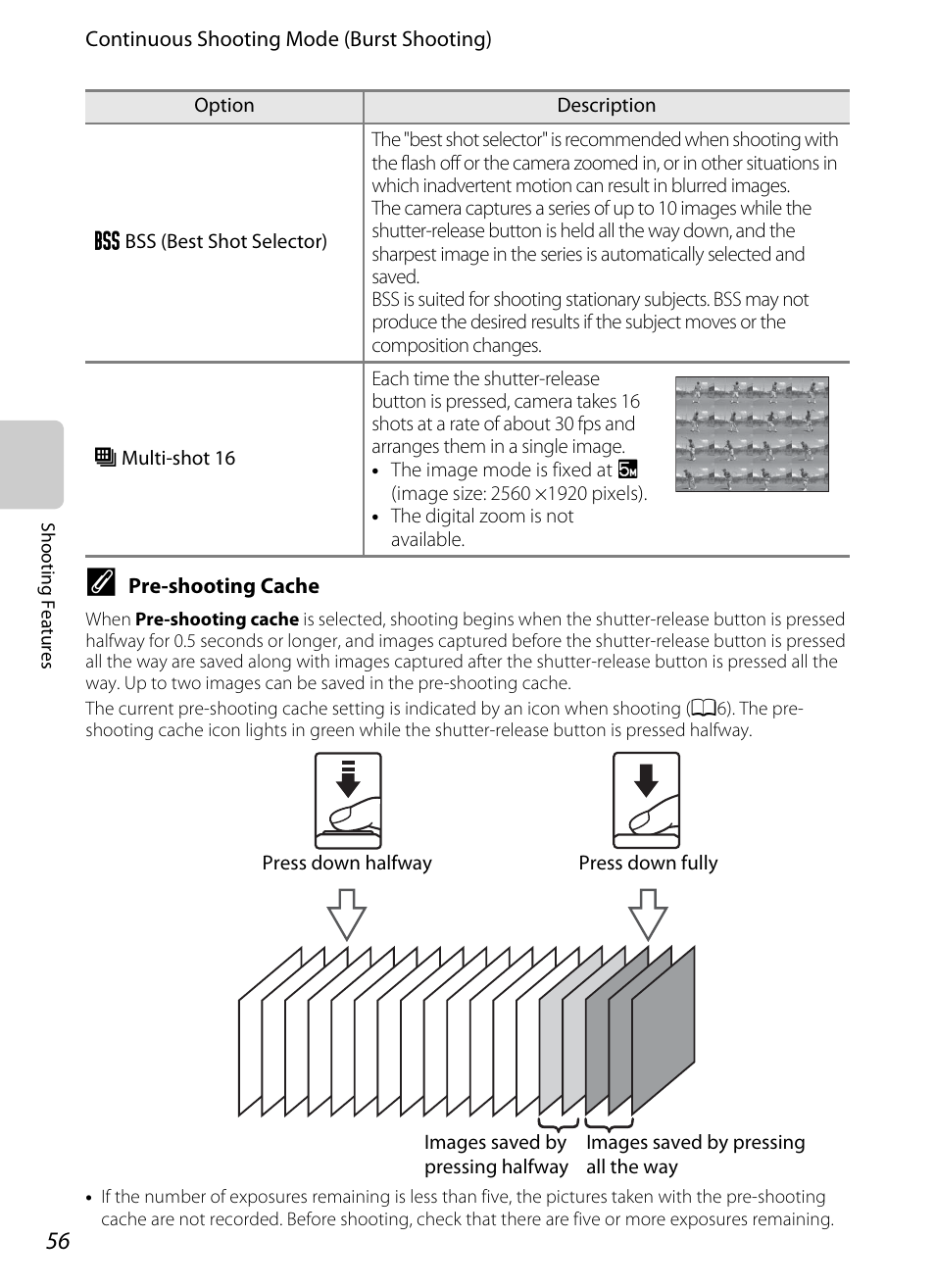 A56) | Nikon Coolpix S9300 User Manual | Page 74 / 244