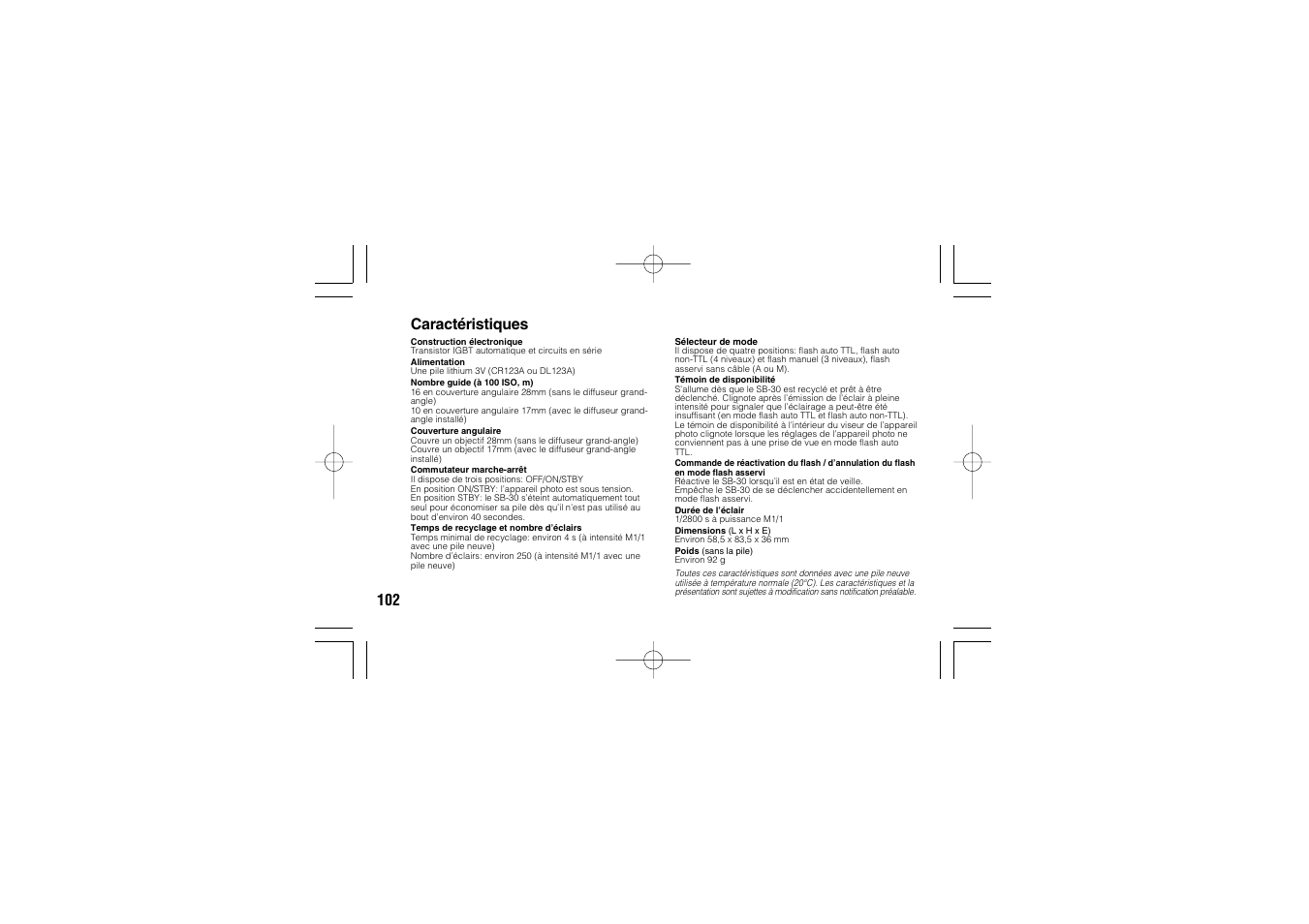 Nikon SB-30 User Manual | Page 104 / 139