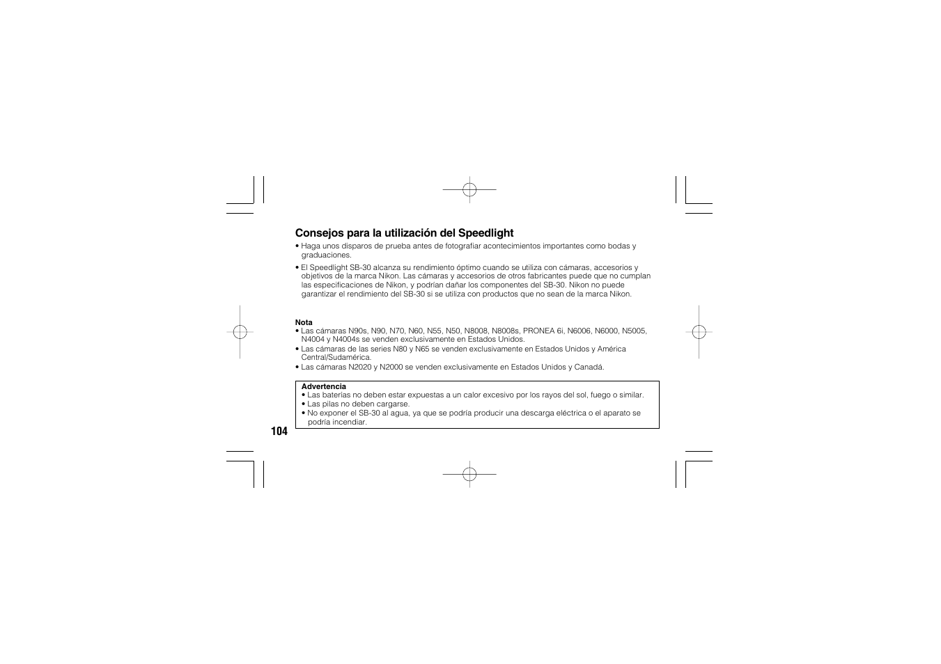 Nikon SB-30 User Manual | Page 106 / 139