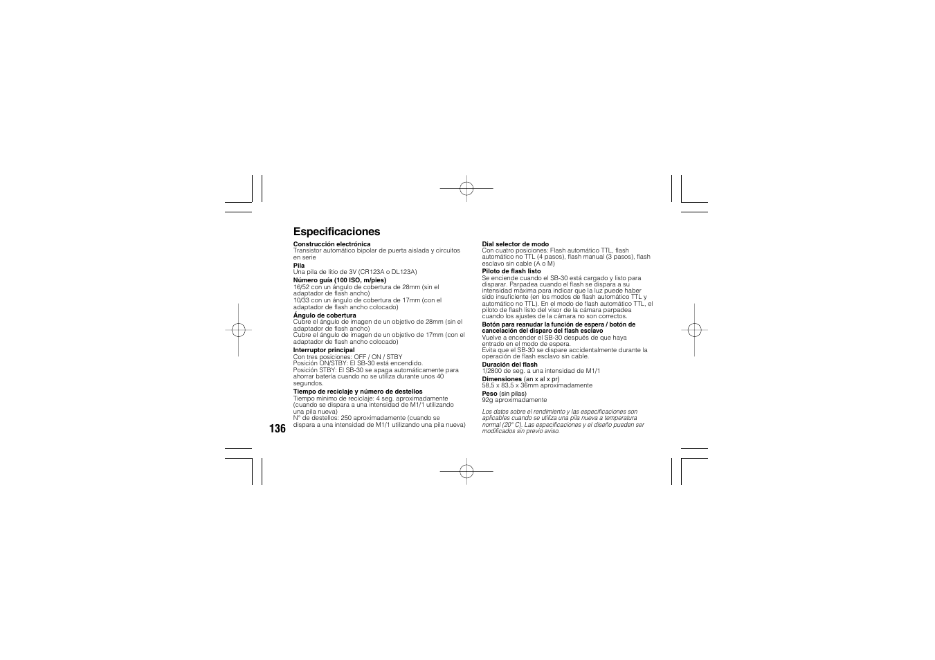 Nikon SB-30 User Manual | Page 138 / 139