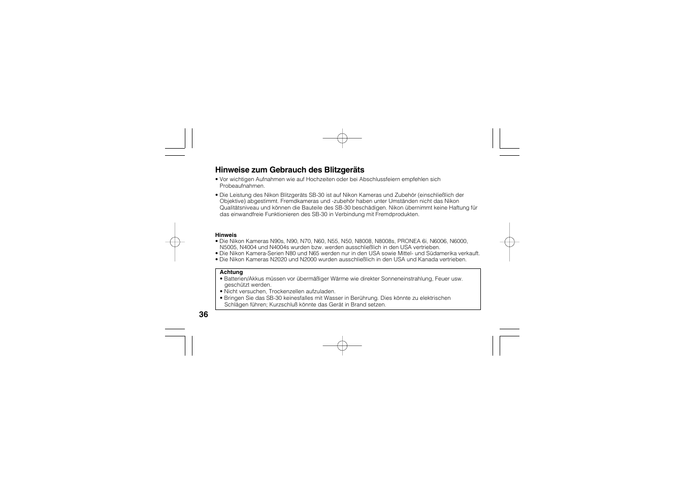 Nikon SB-30 User Manual | Page 38 / 139