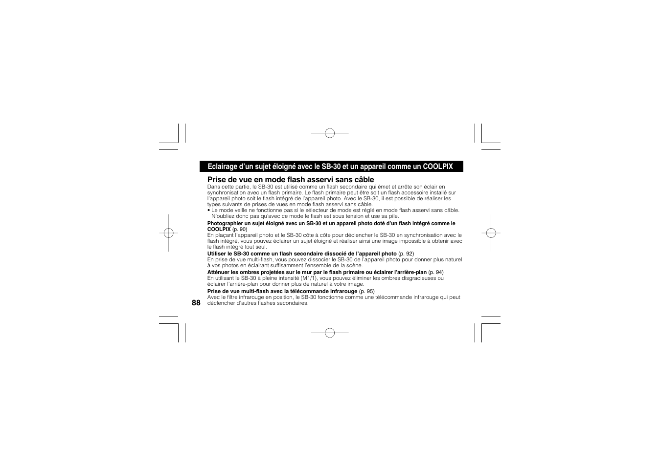 Nikon SB-30 User Manual | Page 90 / 139