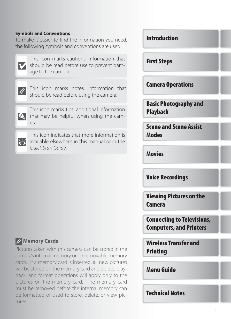 Nikon COOLPIX S6 User Manual | Page 3 / 119