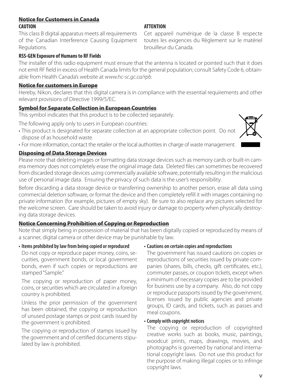 Nikon COOLPIX S6 User Manual | Page 7 / 119