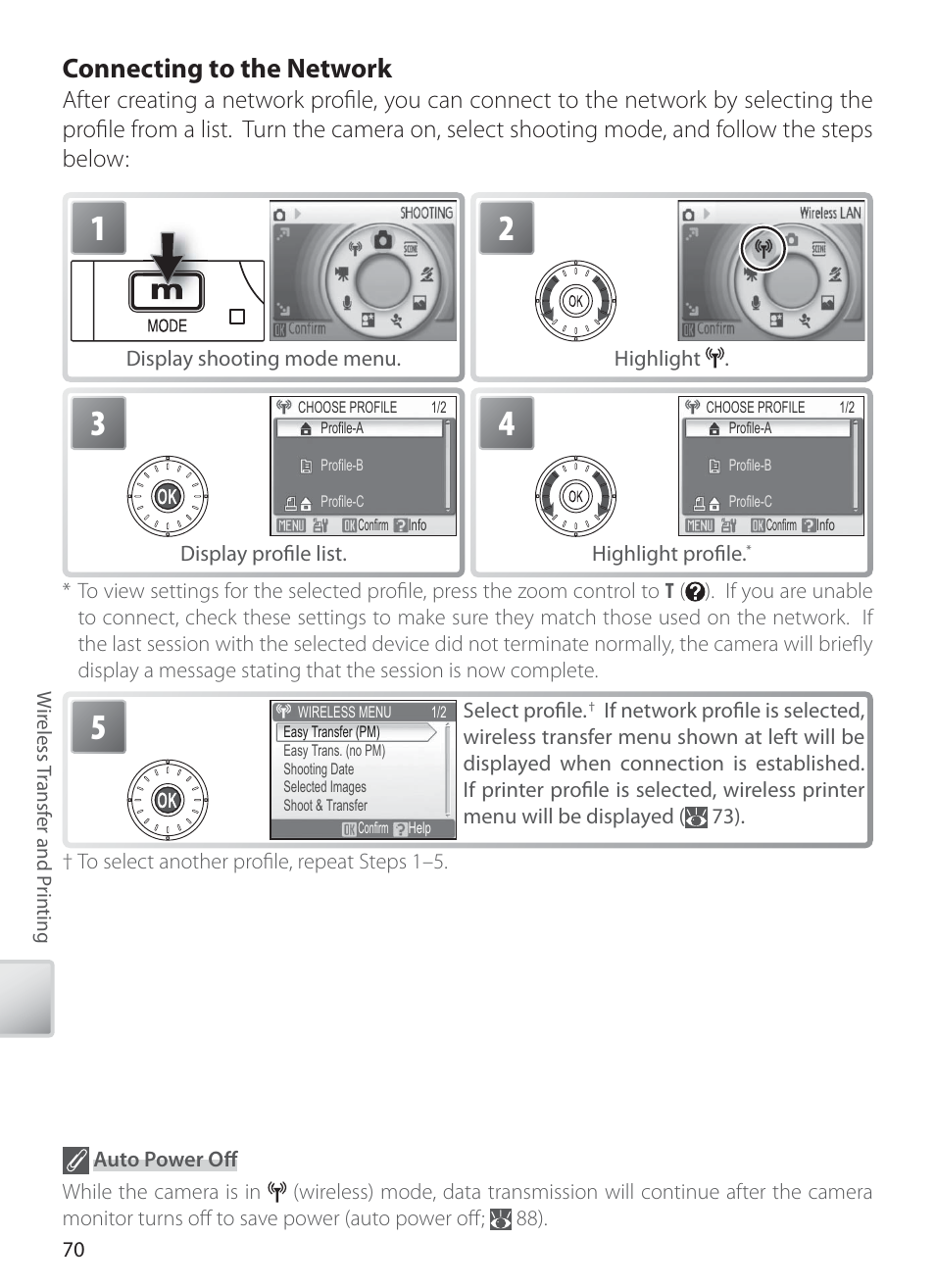 Connecting to the network | Nikon COOLPIX S6 User Manual | Page 80 / 119