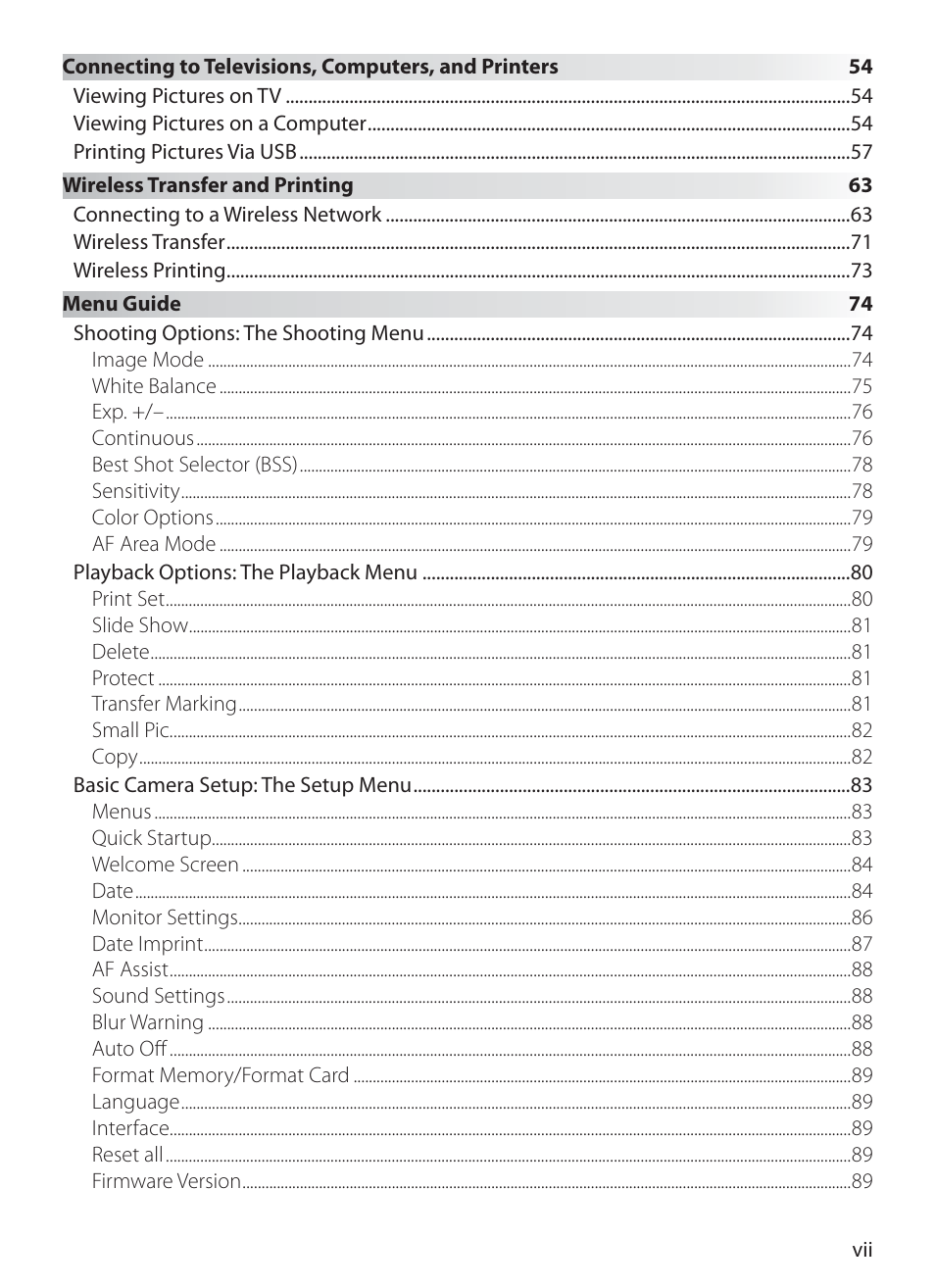 Nikon COOLPIX S6 User Manual | Page 9 / 119