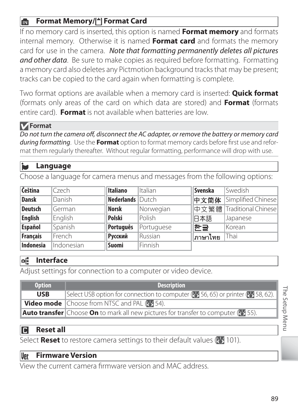 Nikon COOLPIX S6 User Manual | Page 99 / 119