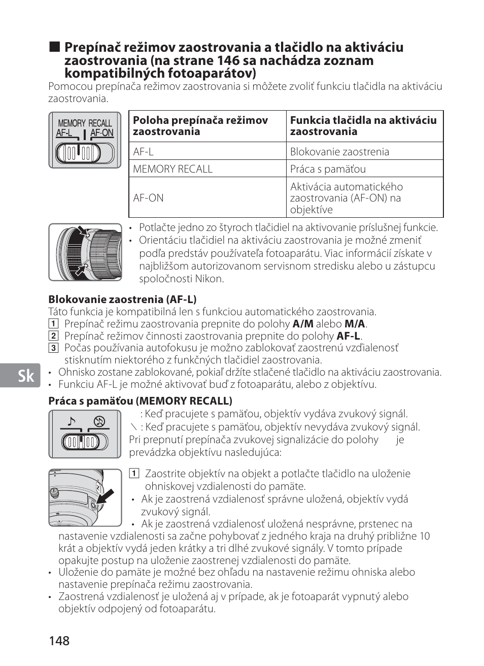 Jp en de fr es se ru nl it sk sk kr | Nikon AF-S Nikkor 300mm f/2.8G ED VR II User Manual | Page 148 / 204