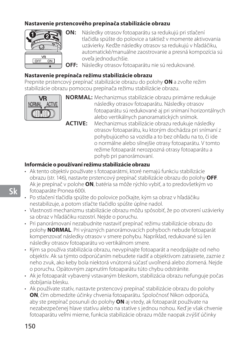 Jp en de fr es se ru nl it sk sk kr | Nikon AF-S Nikkor 300mm f/2.8G ED VR II User Manual | Page 150 / 204