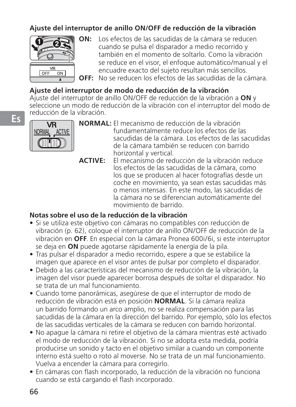 Jp en de fr es se ru nl it ck ch kr | Nikon AF-S Nikkor 300mm f/2.8G ED VR II User Manual | Page 66 / 204