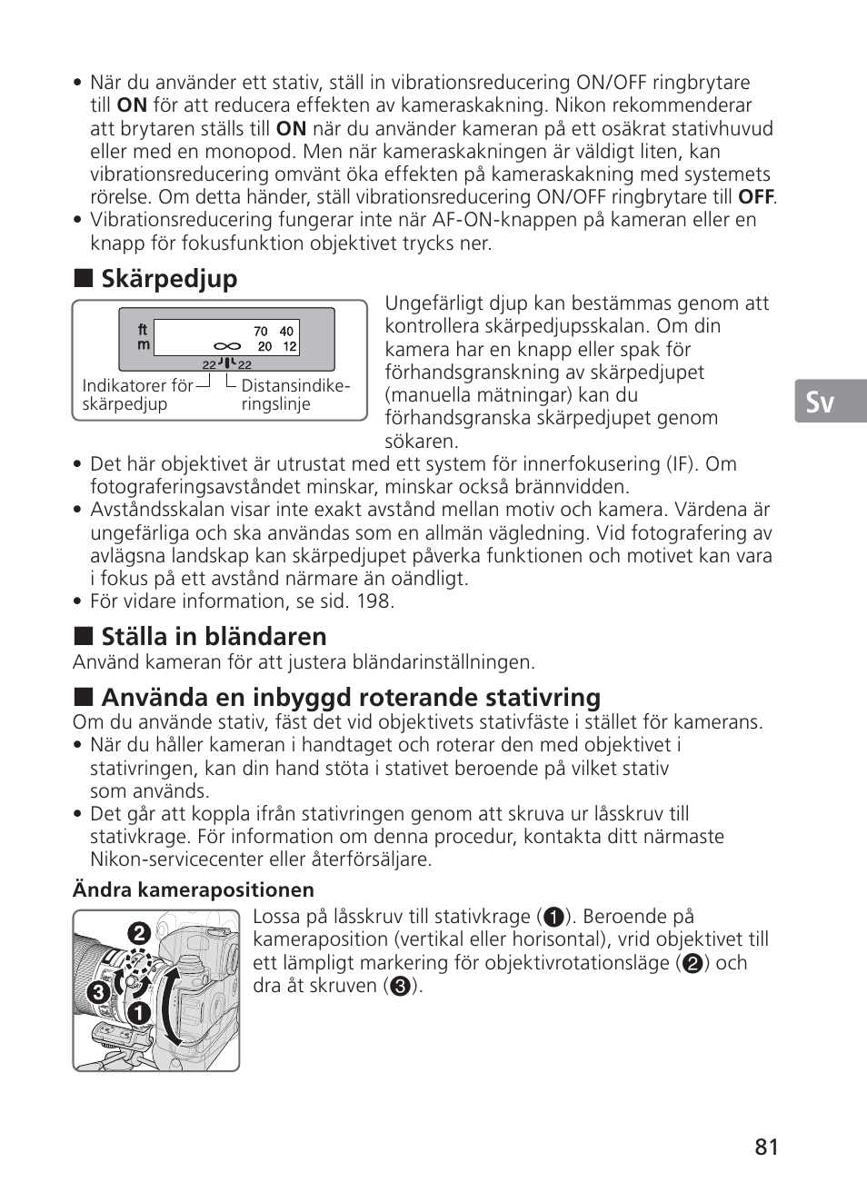 Jp en de fr es sv ru nl it ck ch kr | Nikon AF-S Nikkor 300mm f/2.8G ED VR II User Manual | Page 81 / 204