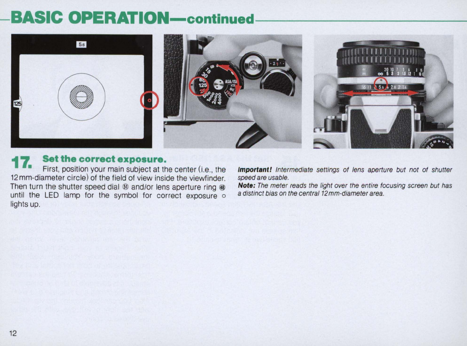 Q open the camera back | Nikon FM2 User Manual | Page 12 / 78