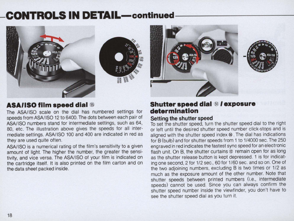 4 q depress the shutter ' ^ * release button, Aq advance the film, A4 press the film rewind ^ ■■ button | Basic operation —continued | Nikon FM2 User Manual | Page 18 / 78