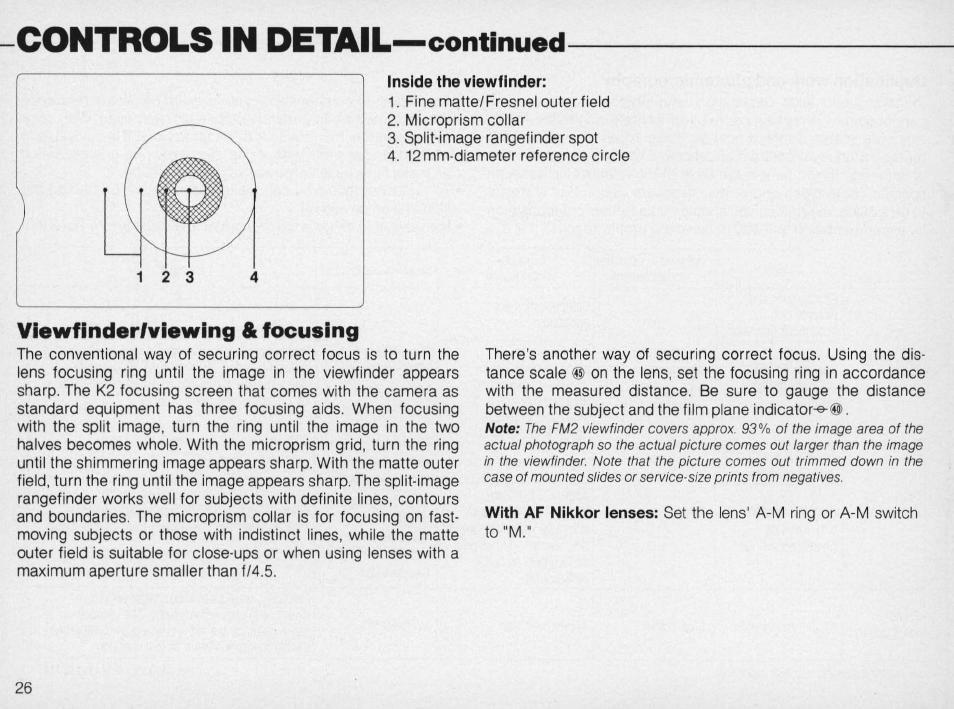 Nikon FM2 User Manual | Page 26 / 78