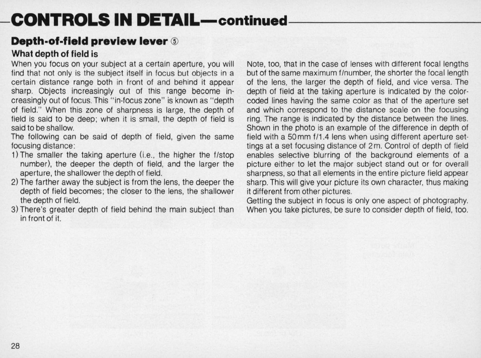 Nikon FM2 User Manual | Page 28 / 78