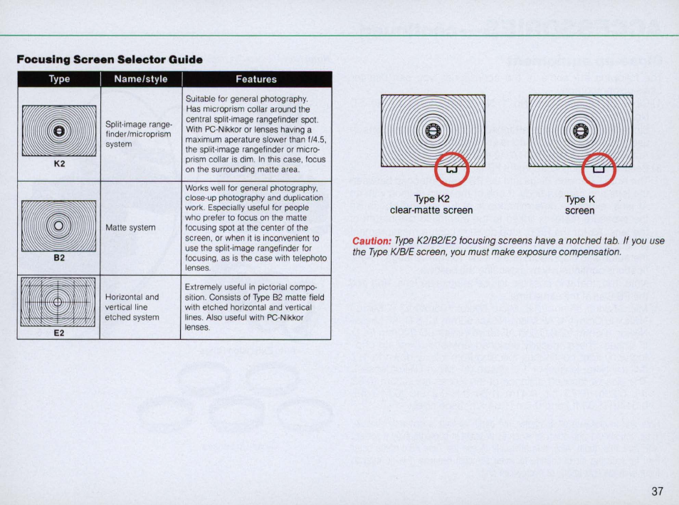 Controls in detail—continued | Nikon FM2 User Manual | Page 37 / 78