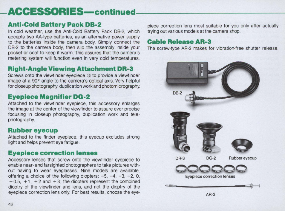 Nikon FM2 User Manual | Page 42 / 78