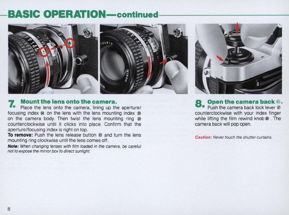 Foreword | Nikon FM2 User Manual | Page 8 / 78