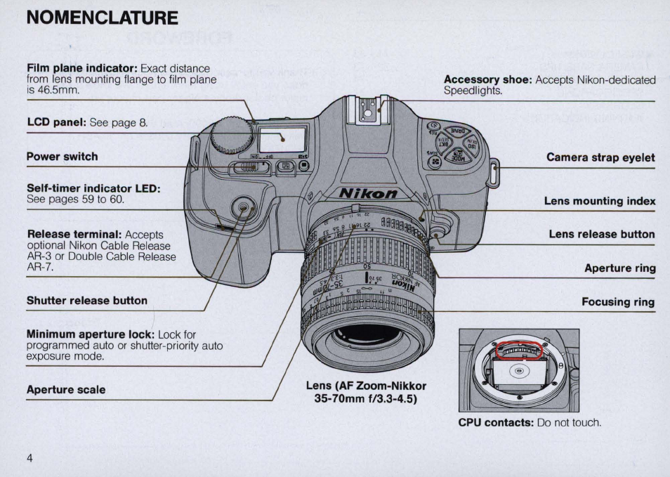 Nikon N6000 User Manual | Page 4 / 132