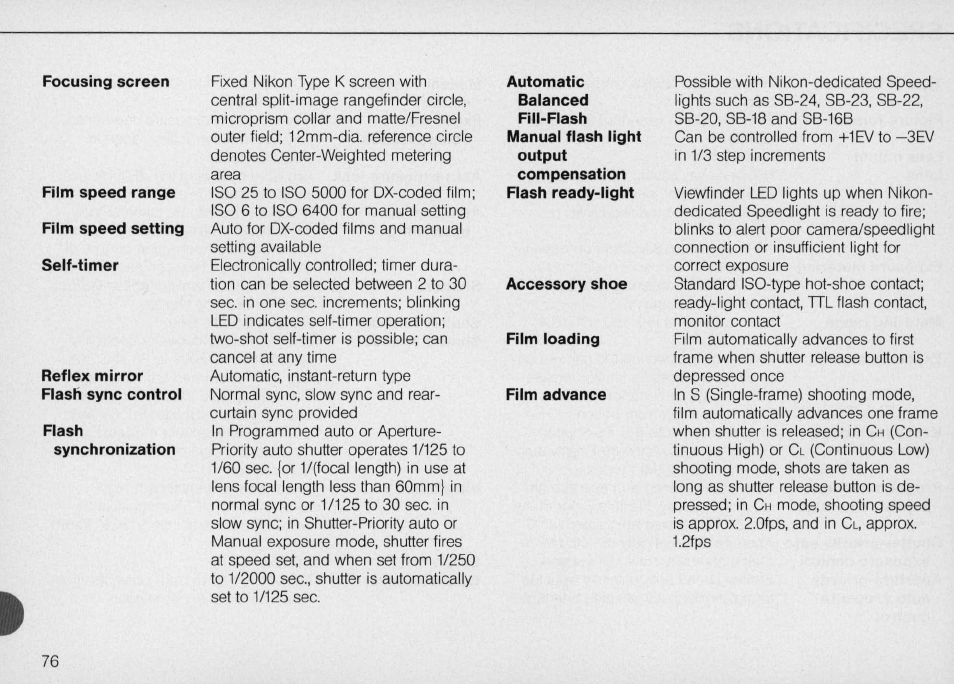 Nikon N6000 User Manual | Page 76 / 132