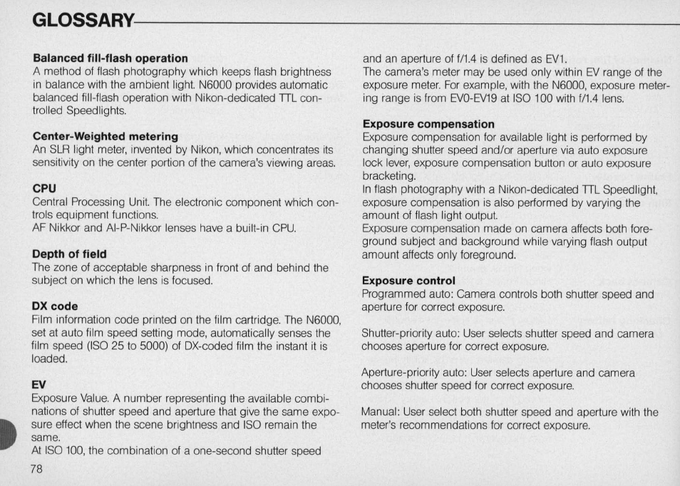 Nikon N6000 User Manual | Page 78 / 132