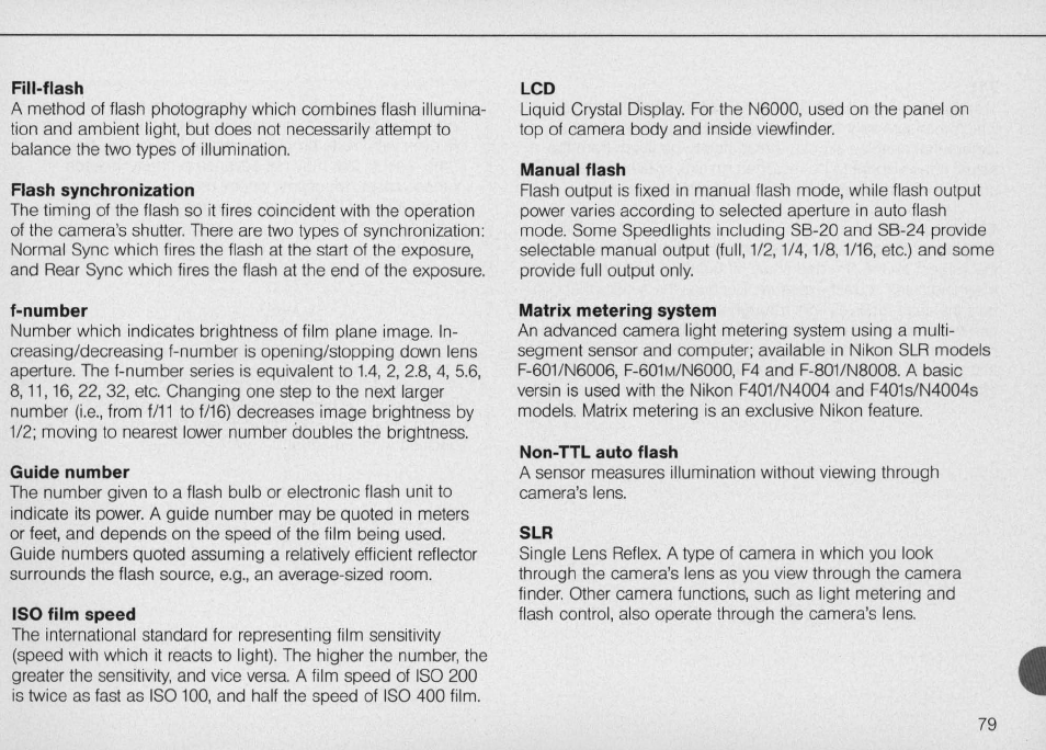 Nikon N6000 User Manual | Page 79 / 132