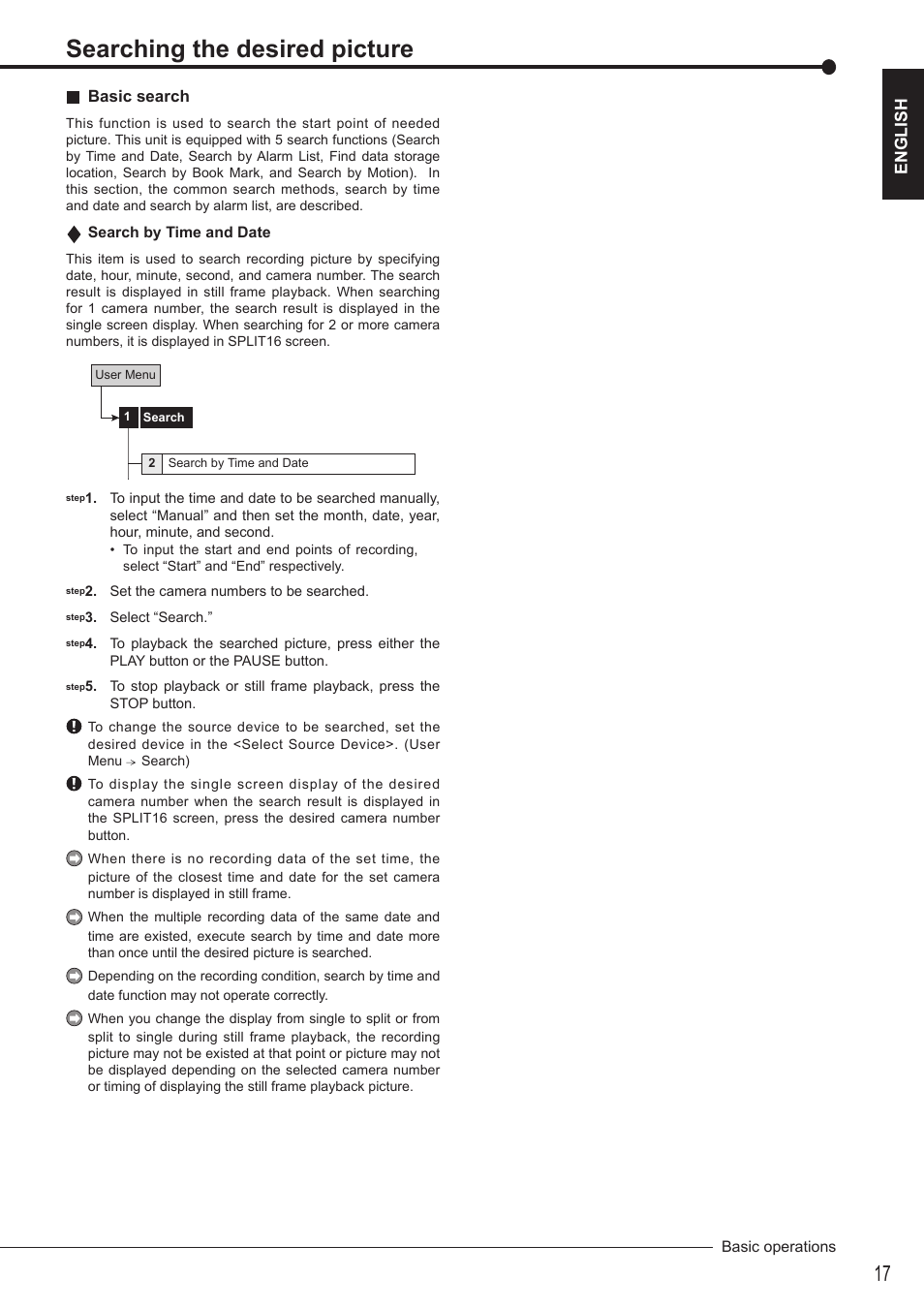 Searching the desired picture | Nikon DX-TL4516E User Manual | Page 17 / 37