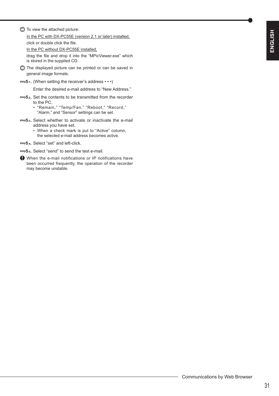 English | Nikon DX-TL4516E User Manual | Page 31 / 37