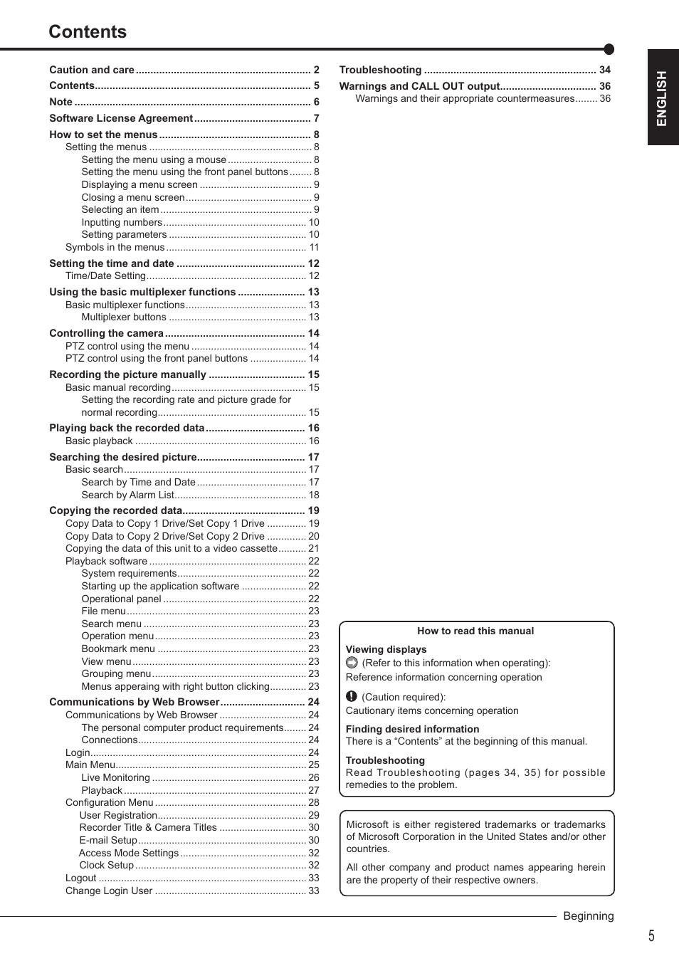 Nikon DX-TL4516E User Manual | Page 5 / 37