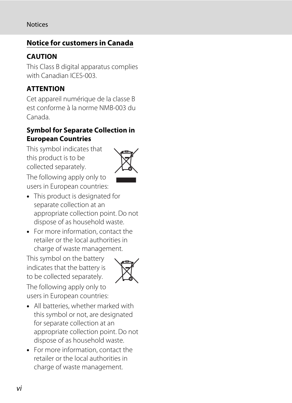 Nikon Coolpix L100 User Manual | Page 8 / 148