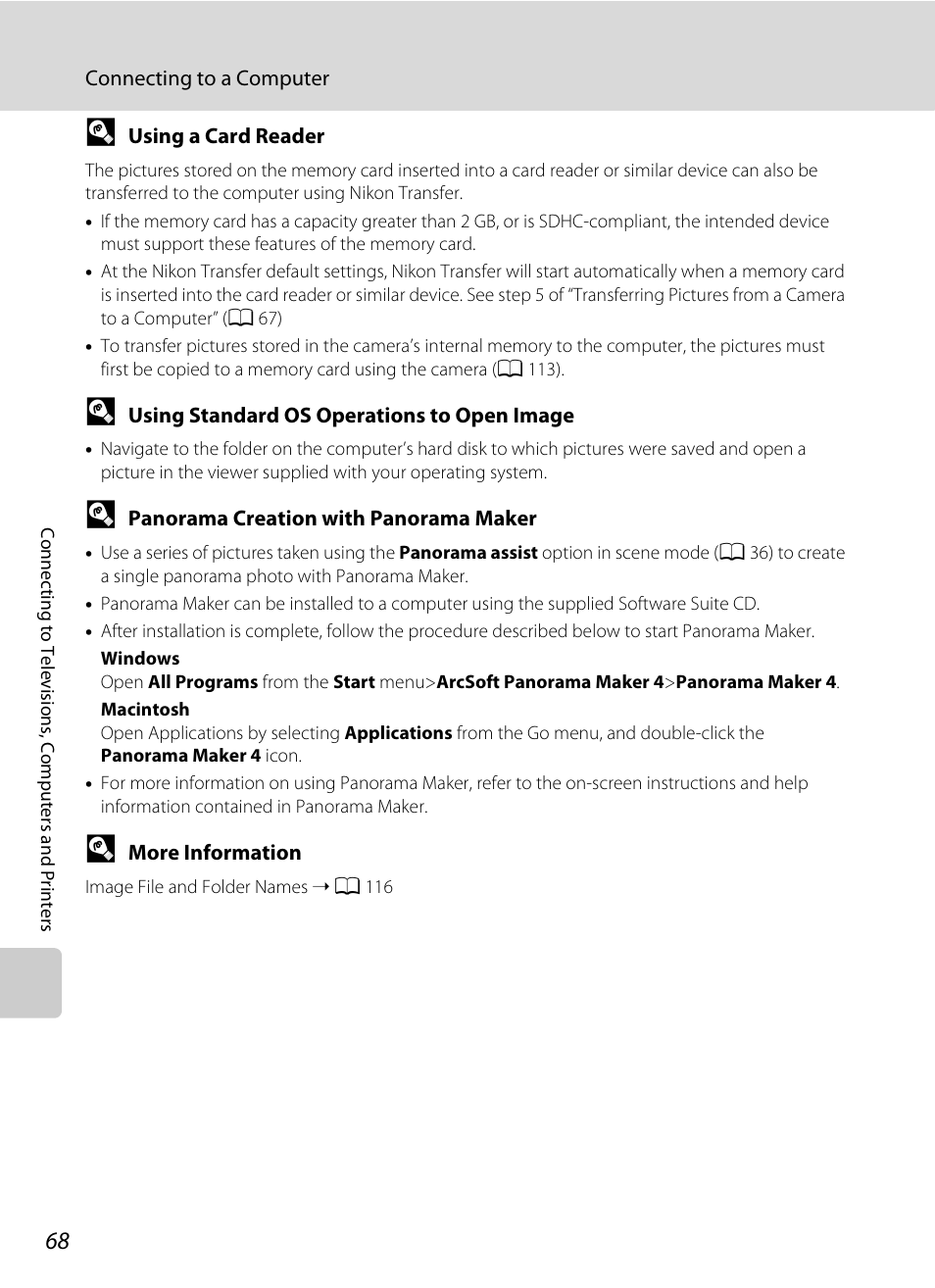 A 68) | Nikon Coolpix L100 User Manual | Page 80 / 148