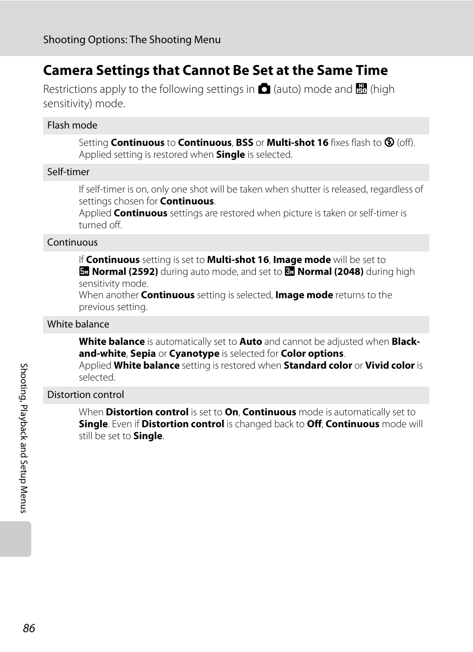 A 86) | Nikon Coolpix L100 User Manual | Page 98 / 148