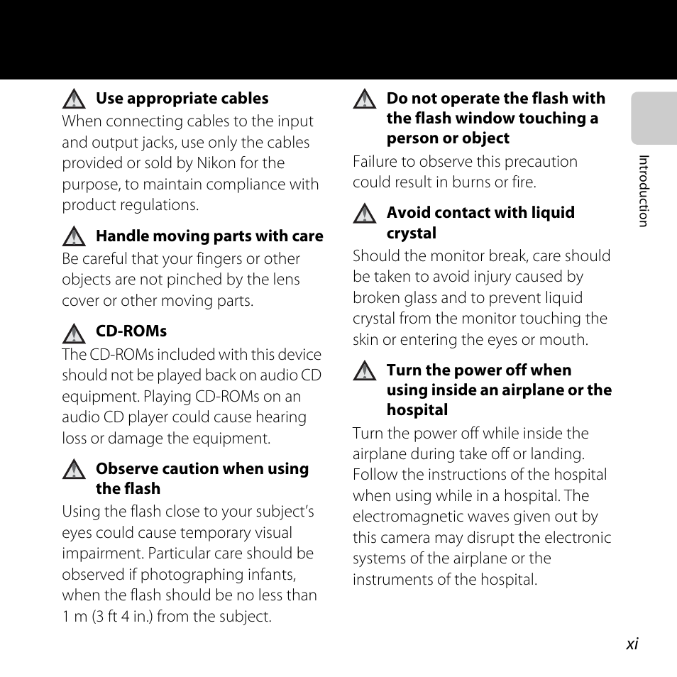 Nikon Coolpix S30 User Manual | Page 13 / 194