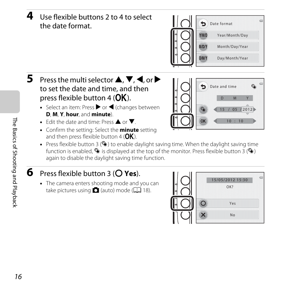 Press flexible button 3 (r yes ) | Nikon Coolpix S30 User Manual | Page 42 / 194