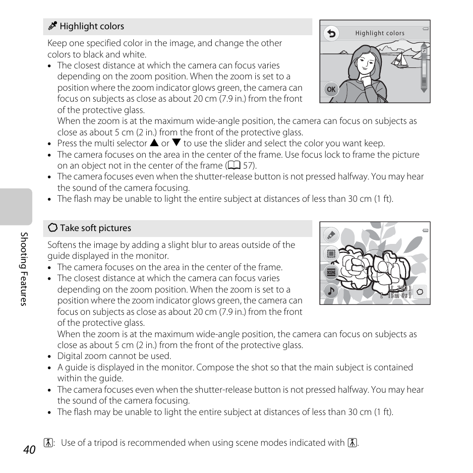 A 40) | Nikon Coolpix S30 User Manual | Page 66 / 194