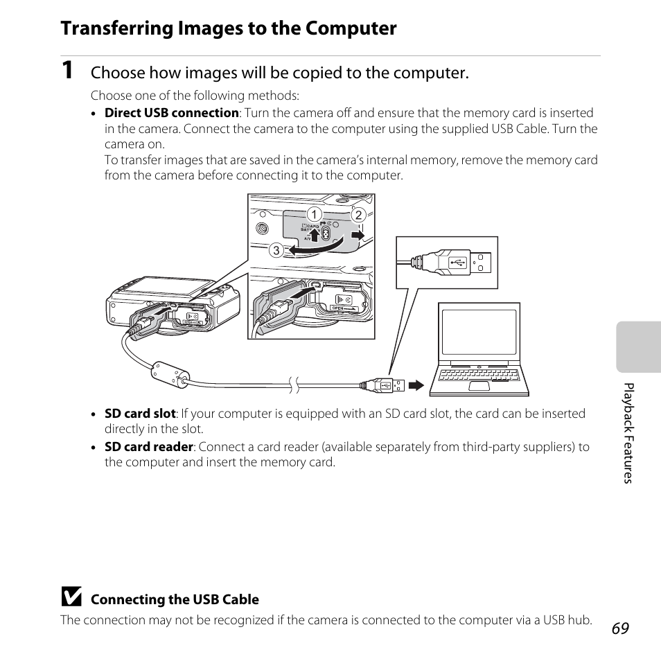 Transferring images to the computer | Nikon Coolpix S30 User Manual | Page 95 / 194