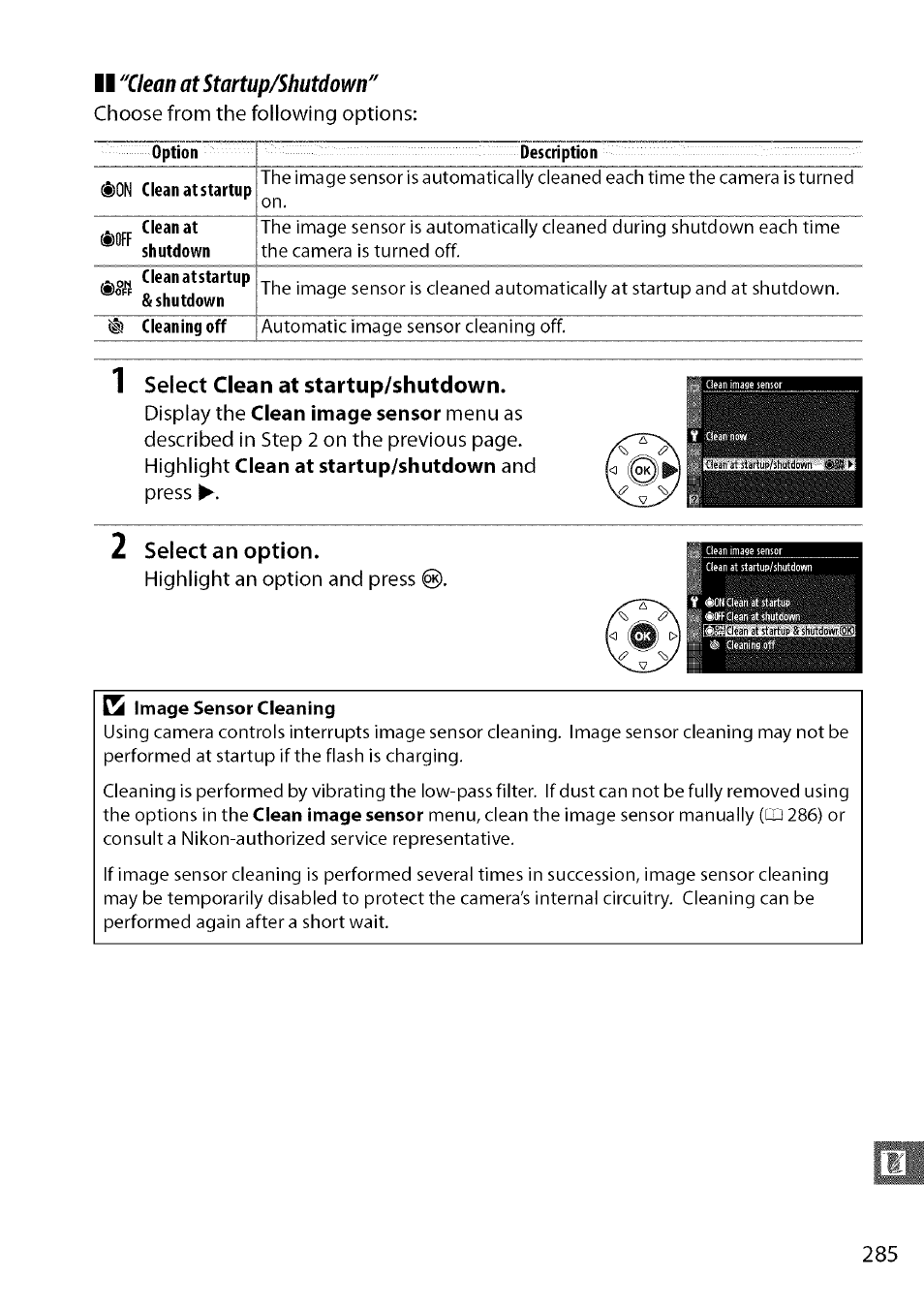 Image sensor cleaning | Nikon D7000 User Manual | Page 51 / 94