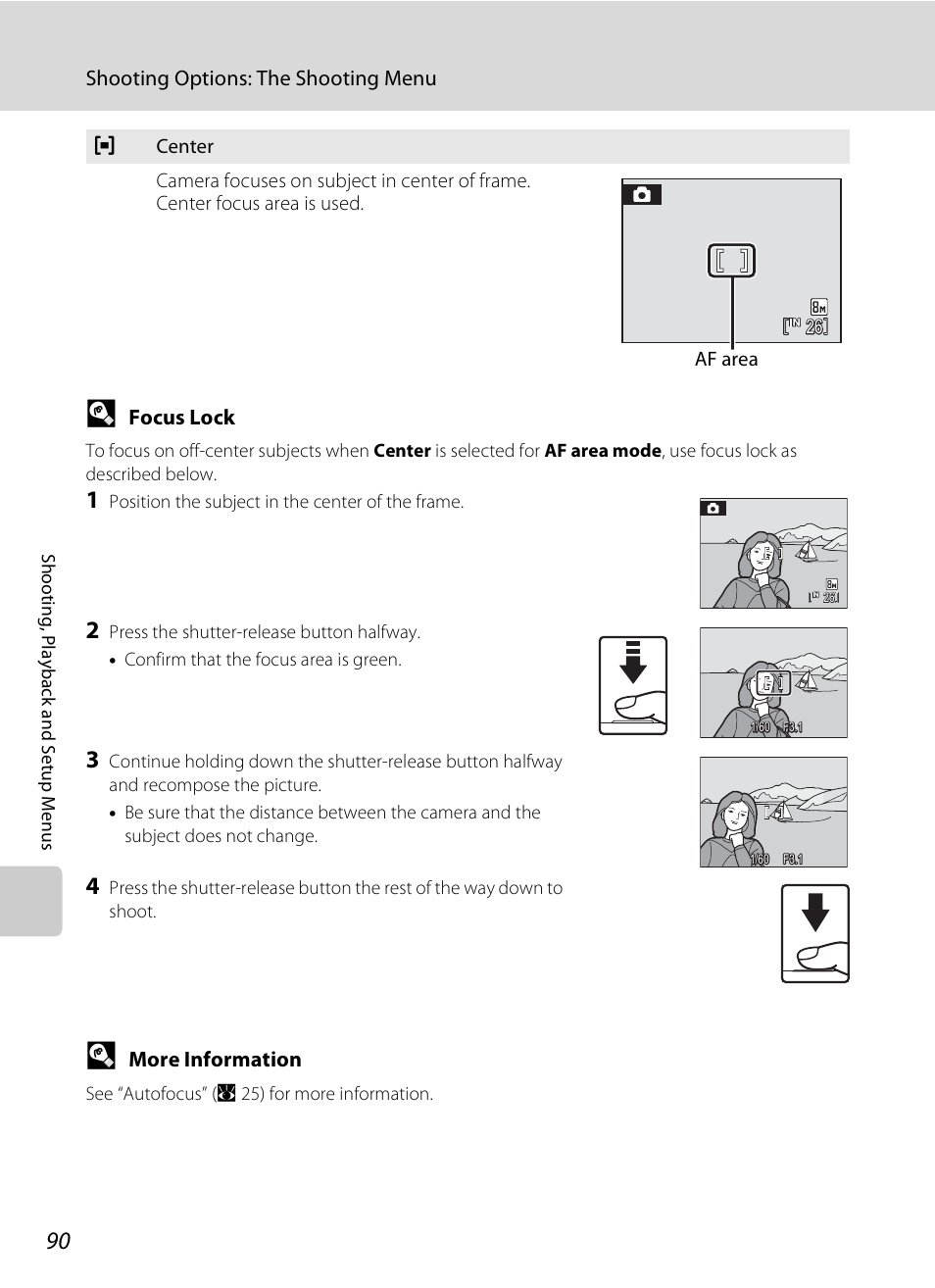 A 90). w | Nikon Coolpix S210 User Manual | Page 102 / 148