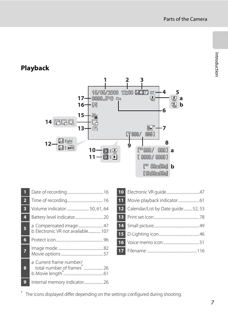 Playback | Nikon Coolpix S210 User Manual | Page 19 / 148