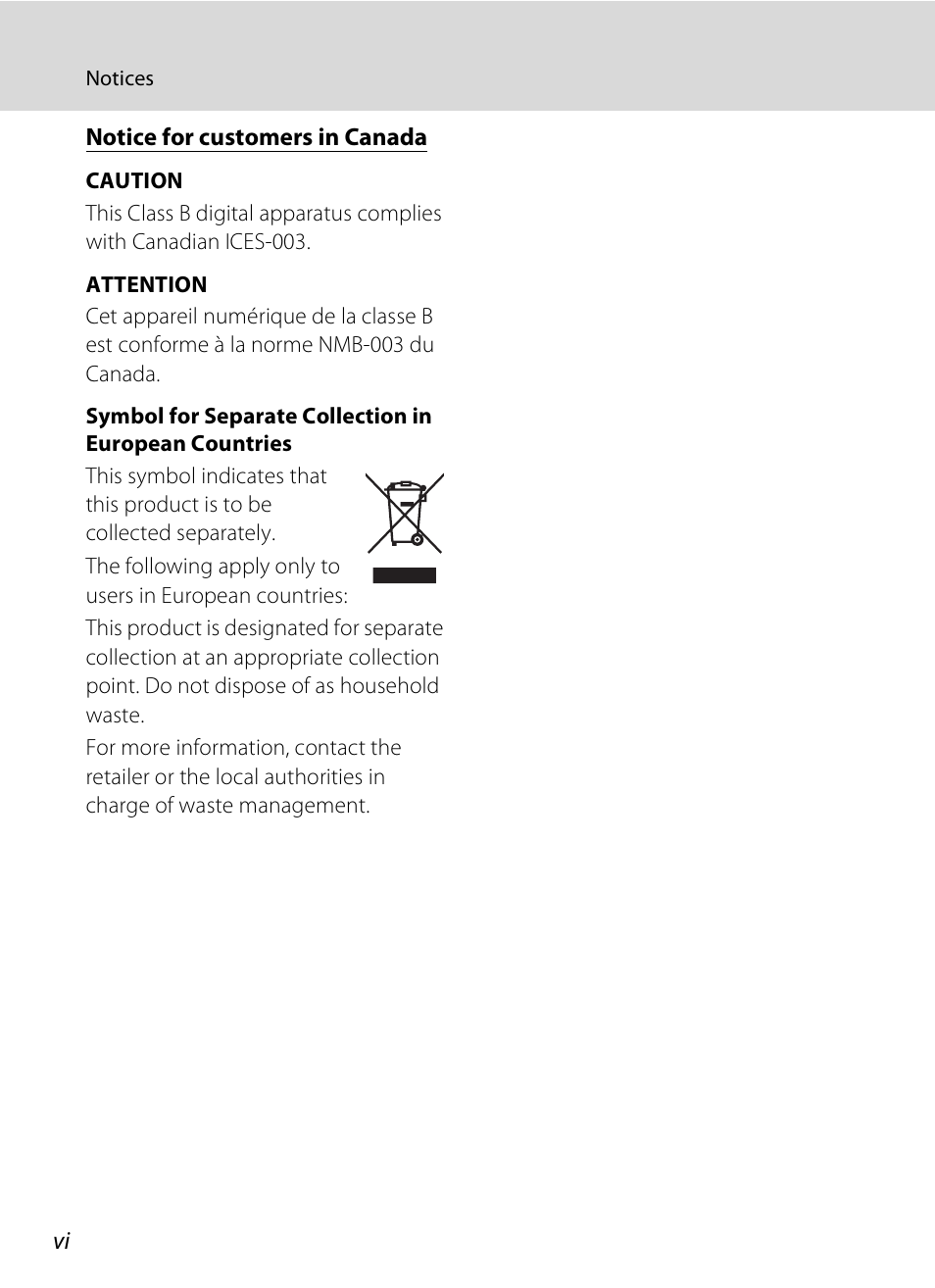 Nikon Coolpix S210 User Manual | Page 8 / 148