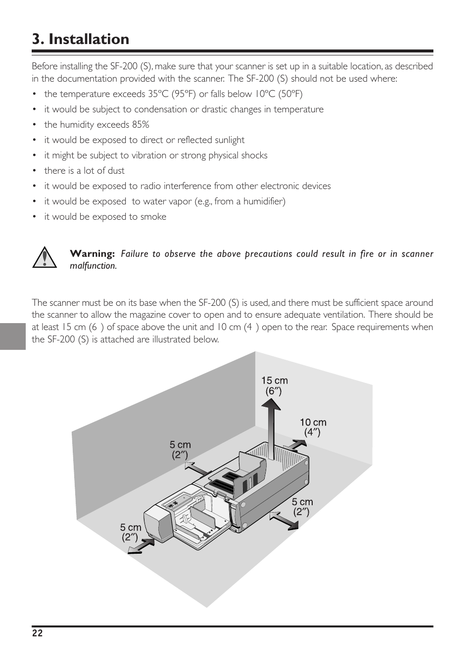 Installation | Nikon SF-200 User Manual | Page 6 / 16