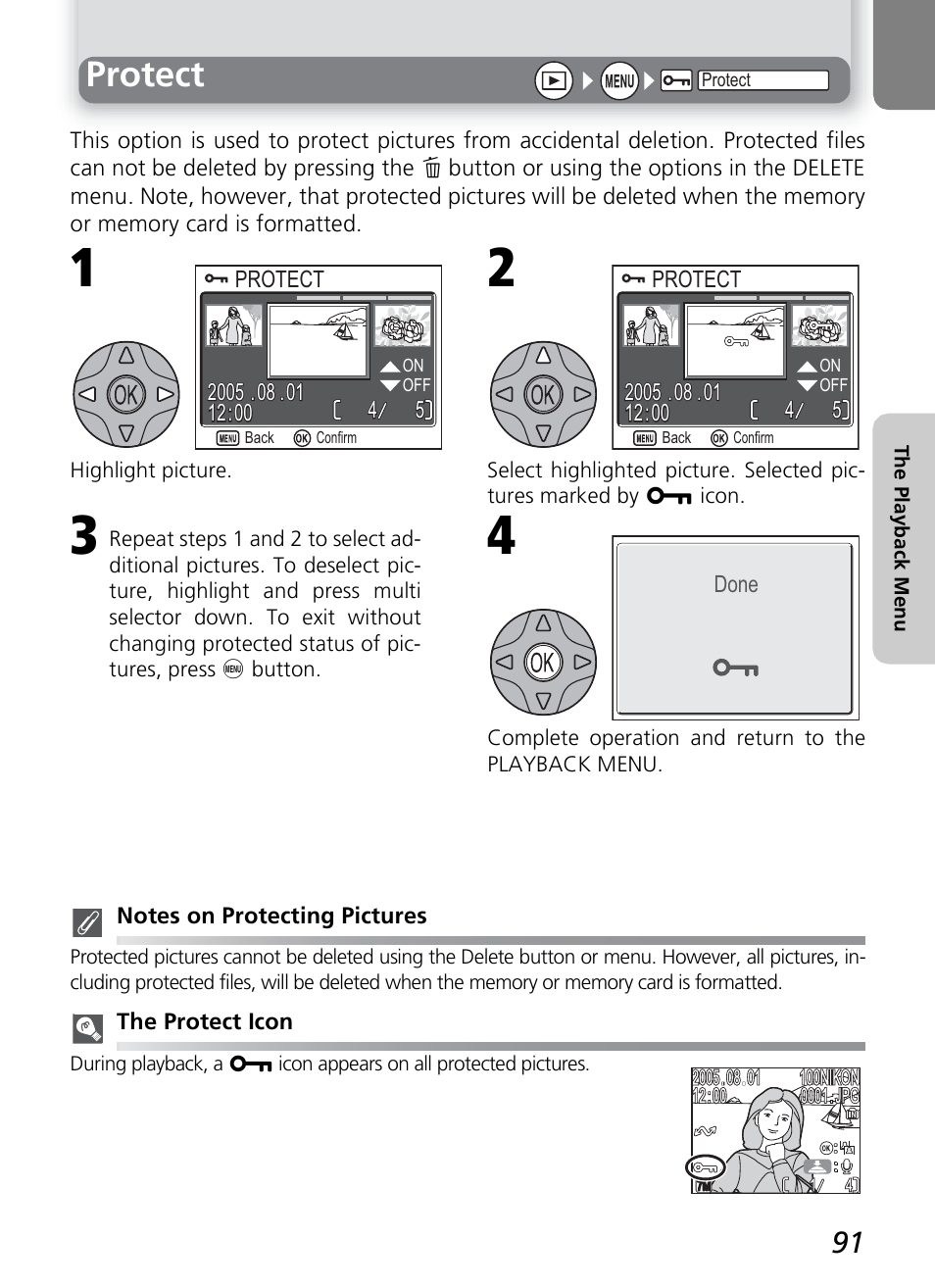 Protect | Nikon COOLPIX 7600 User Manual | Page 101 / 140