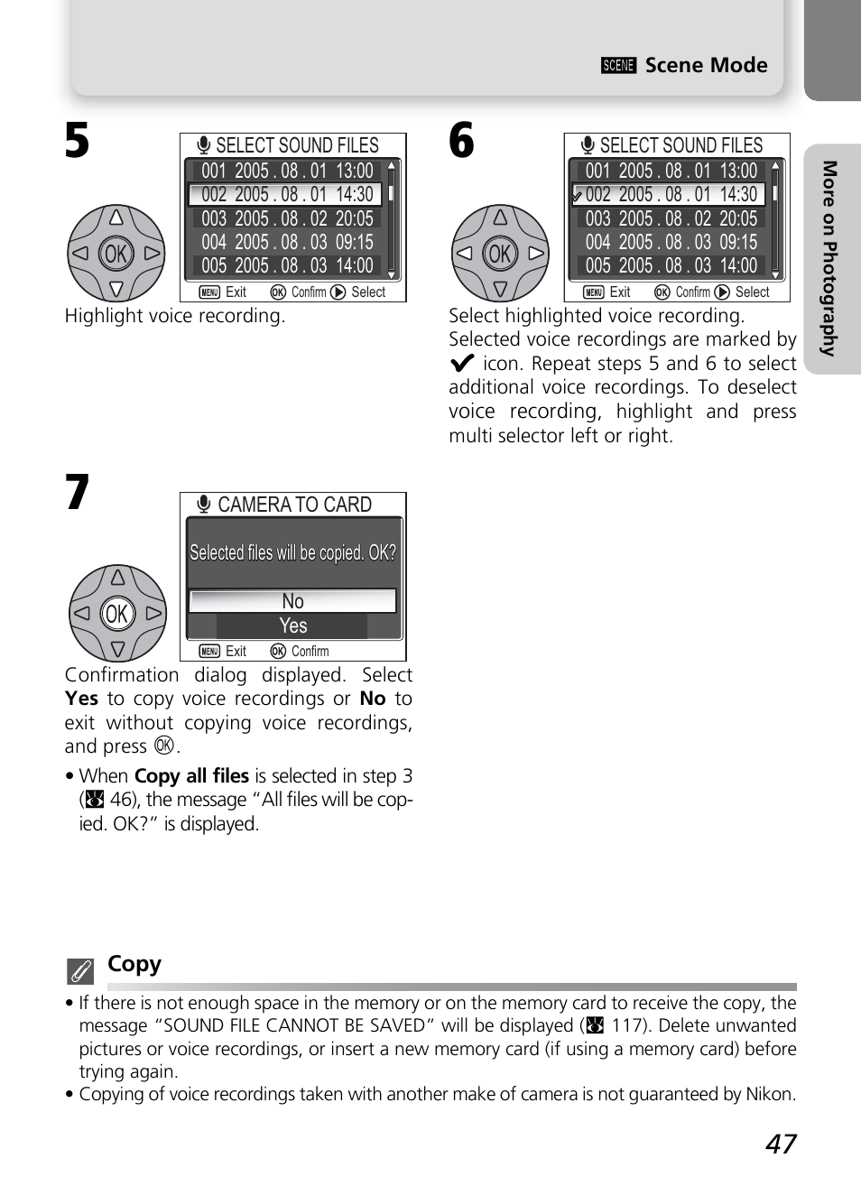 Nikon COOLPIX 7600 User Manual | Page 57 / 140