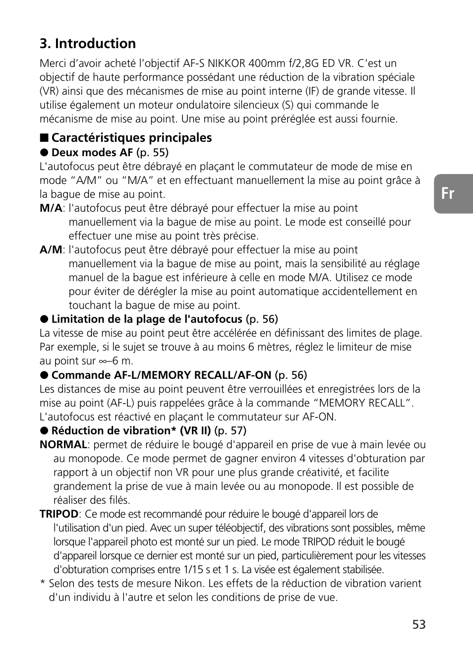 Introduction | Nikon AF-S User Manual | Page 53 / 196