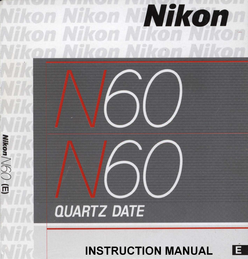 Nikon Camera N60 User Manual | 82 pages