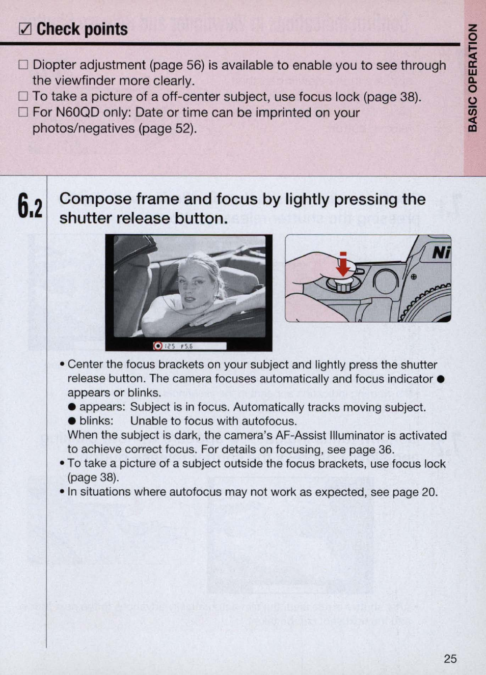 Nikon Camera N60 User Manual | Page 25 / 82