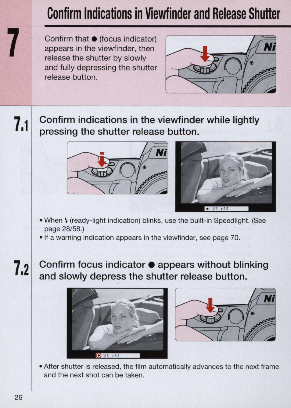 Nikon Camera N60 User Manual | Page 26 / 82